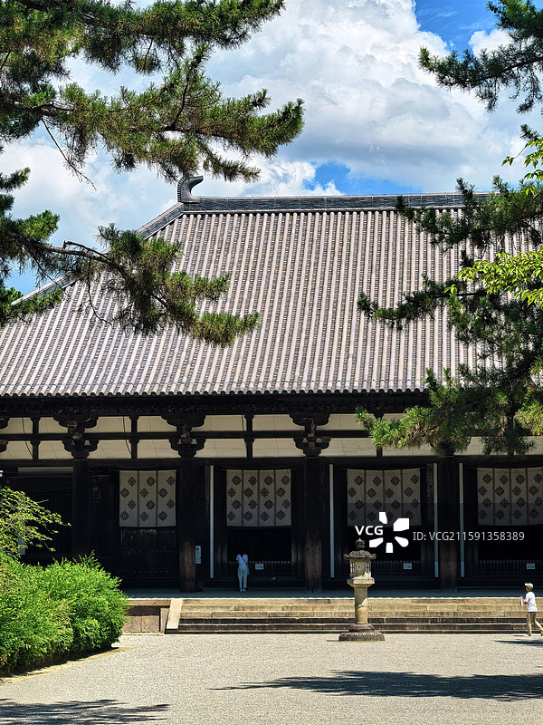 奈良唐招提寺金堂图片素材