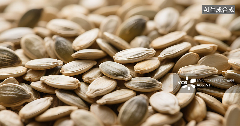 【AI数字艺术】春节年货健康食物零食小吃南瓜籽背景壁纸图片素材