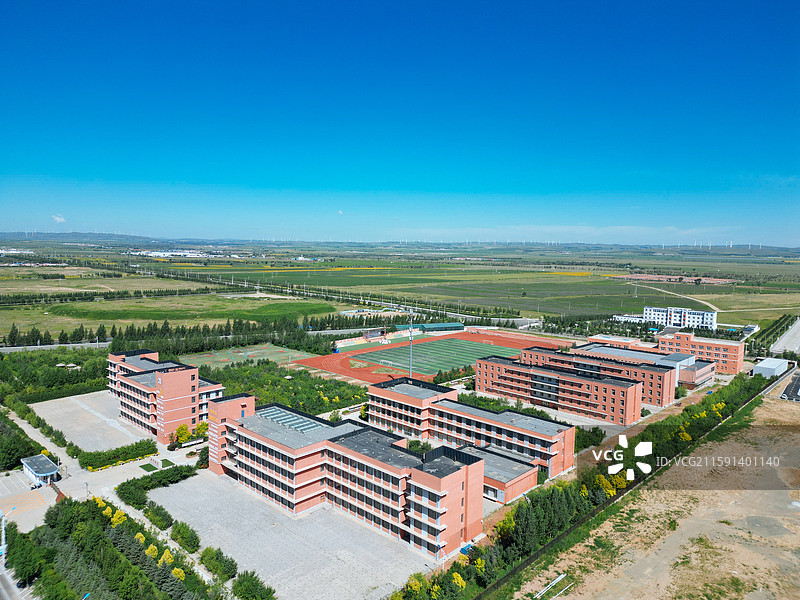 察哈尔右翼中旗 科布尔镇 东山公园 小北营 地标图片素材