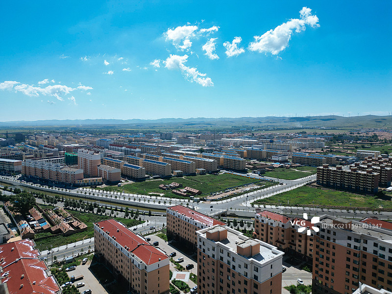 察哈尔右翼中旗 科布尔镇 东山公园 小北营 地标图片素材