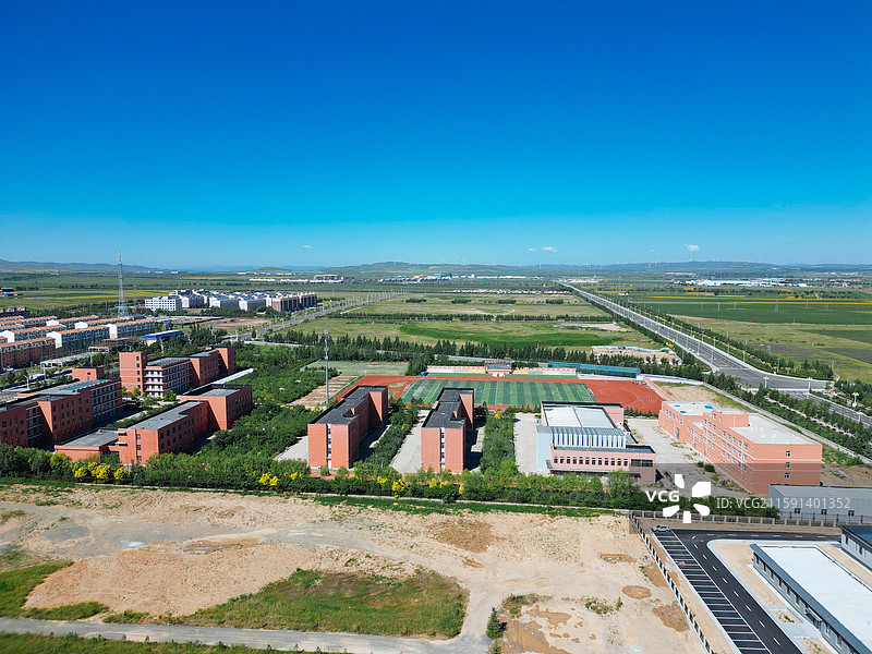 察哈尔右翼中旗 科布尔镇 东山公园 小北营 地标图片素材