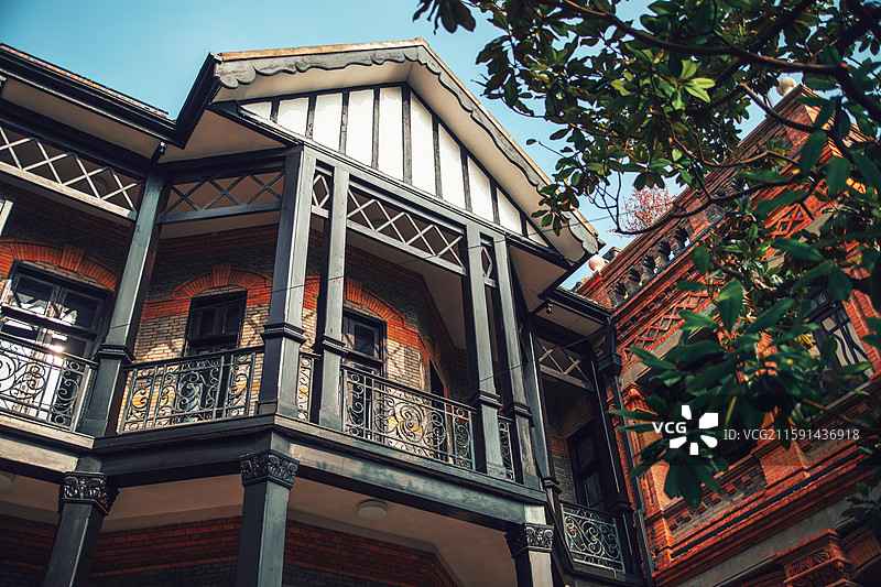 上海静安区华山·263老字号品牌馆，原德莱蒙德住宅图片素材