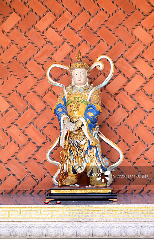 泉州 九日山 延福寺 韦陀菩萨 雕像 财神 佛像 神像图片素材
