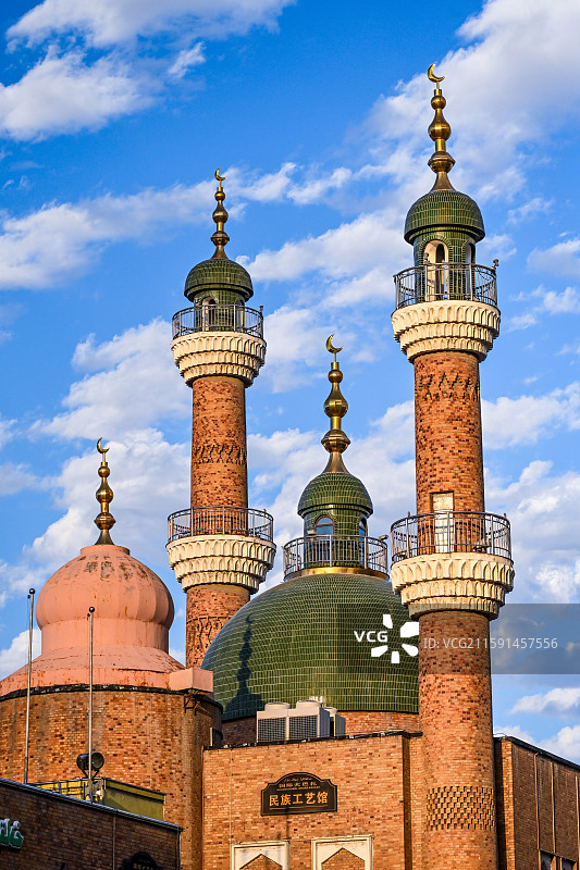 新疆国际大巴扎建筑图片素材