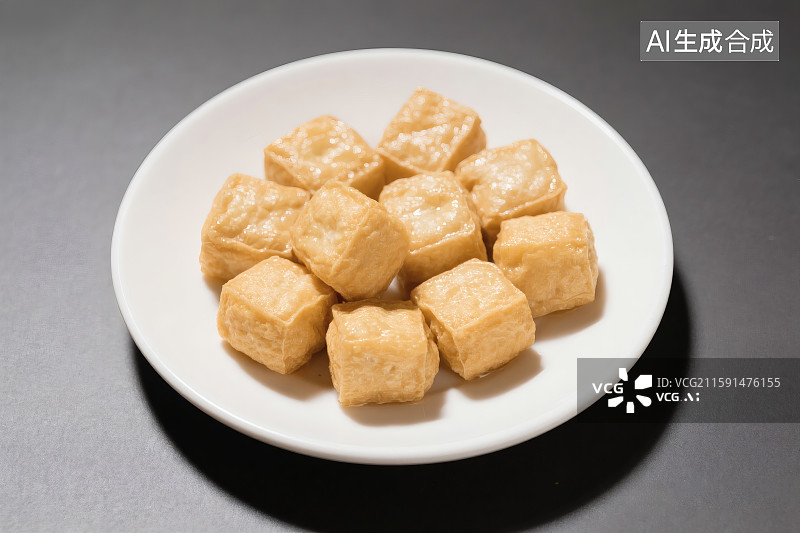 【AI数字艺术】桌上一盘美味的火锅食材，豆泡图片素材