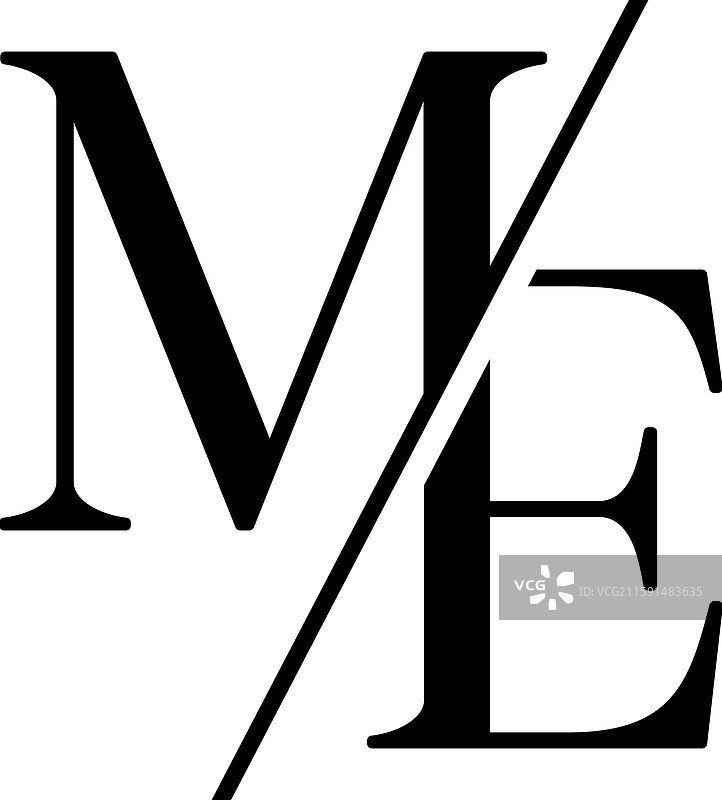 极简奢华的我标志图片素材