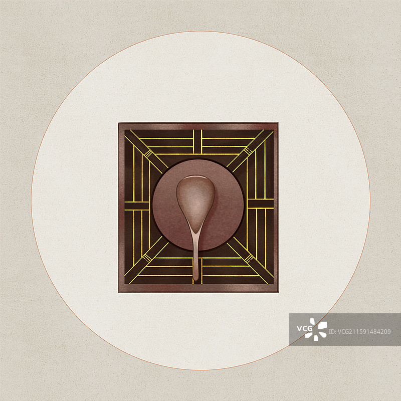 指南针司南四大发明插画图片素材