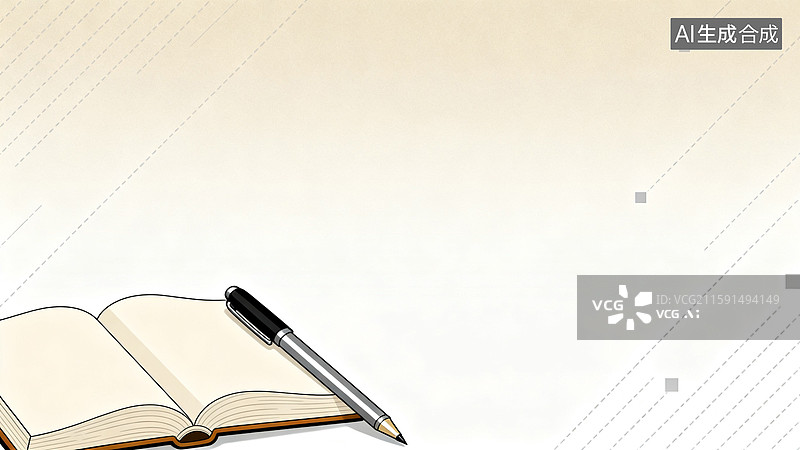 【AI数字艺术】教学课件PPT简约背景图片素材