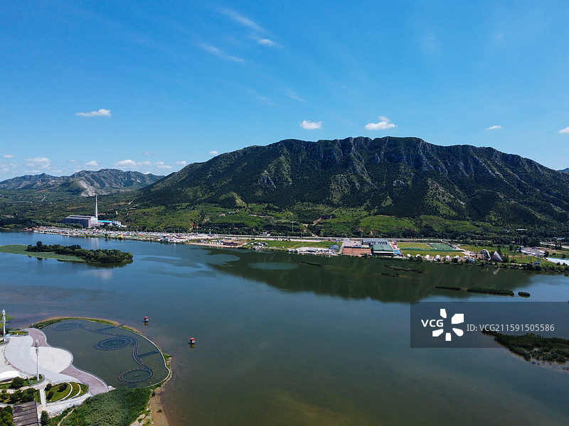 朝阳市 双塔区 龙腾大街 大凌河 航拍 朝阳大街图片素材