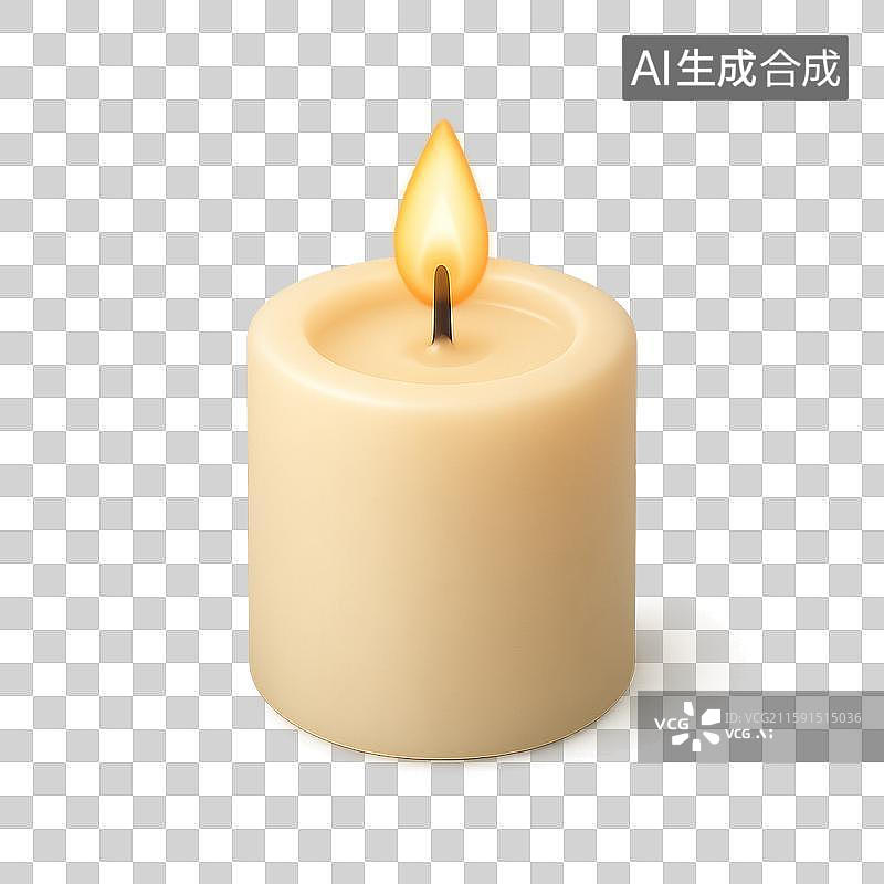 【AI数字艺术】蜡烛图片素材