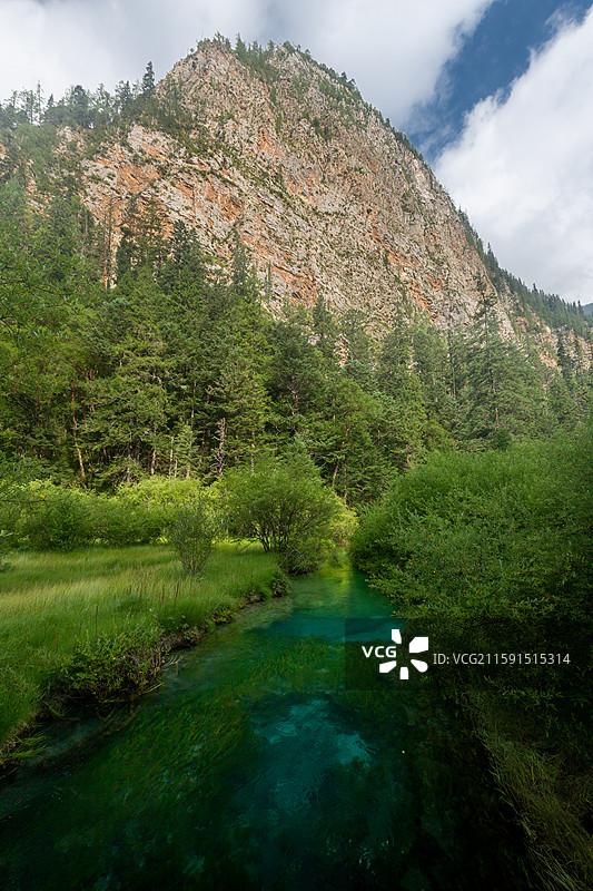 阿坝州九寨沟剑岩图片素材