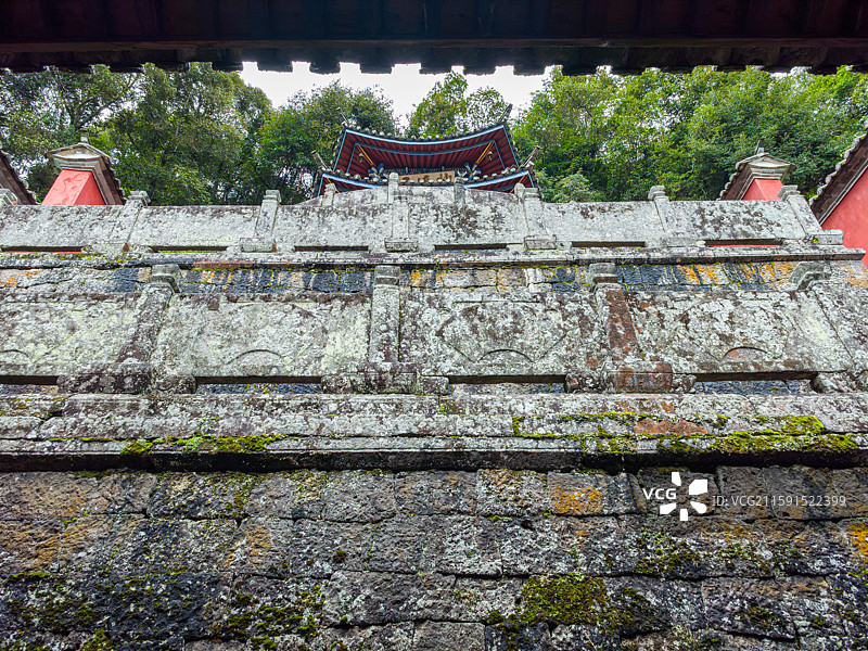 云南省保山市腾冲市绮罗古镇水映寺图片素材