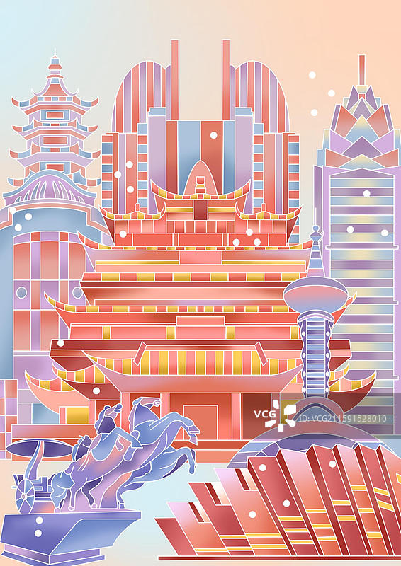 温州插画图片素材