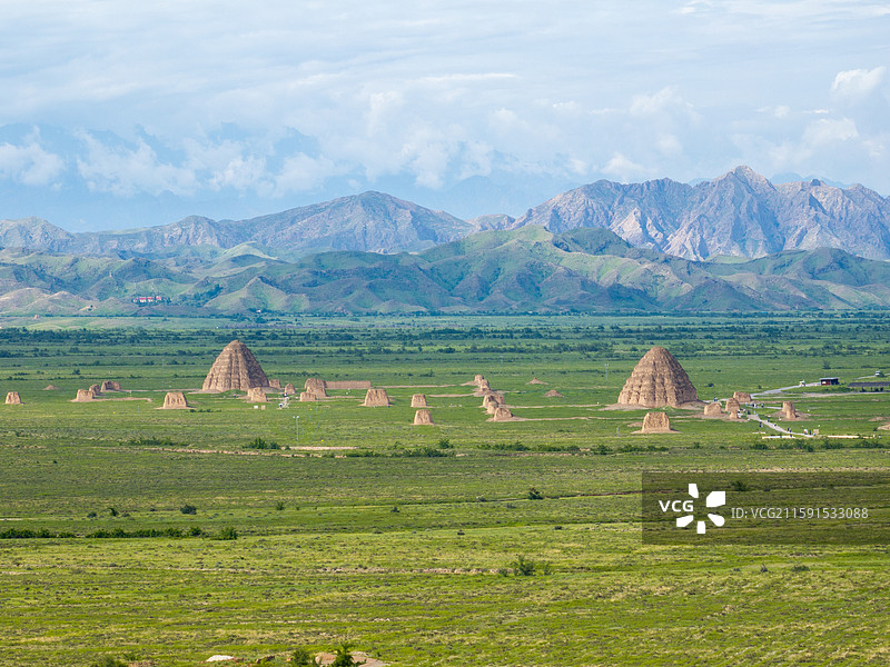 宁夏银川西夏区 西夏陵图片素材