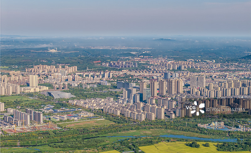 广德城区远眺图片素材