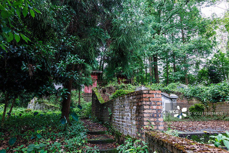 四川雅安芦山县姜维墓图片素材