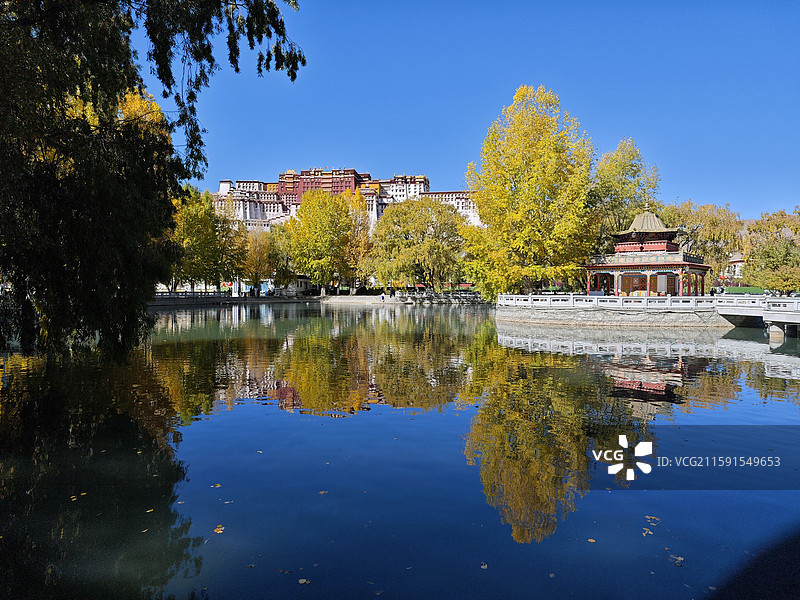 布达拉宫秋色图片素材