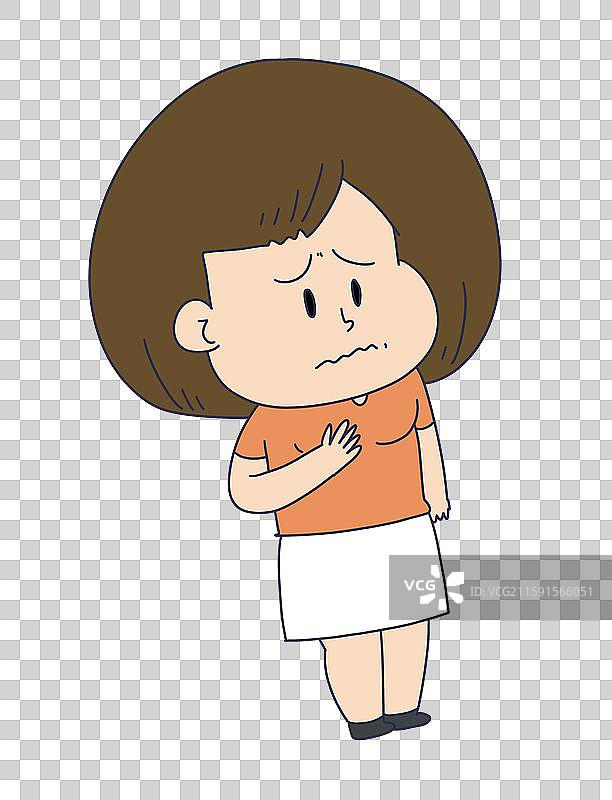 乳腺癌，乳腺增生，妇科疾病人物图片素材