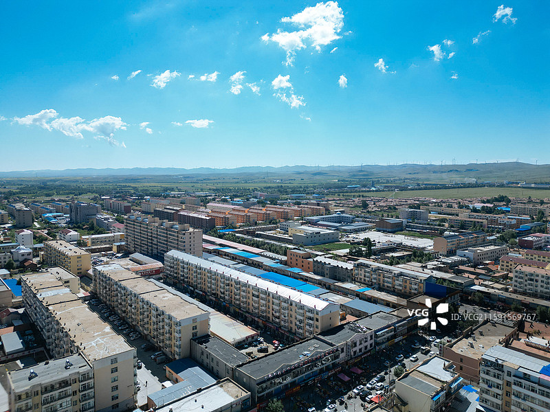 察哈尔右翼中旗 科布尔镇 东山公园 小北营 地标图片素材