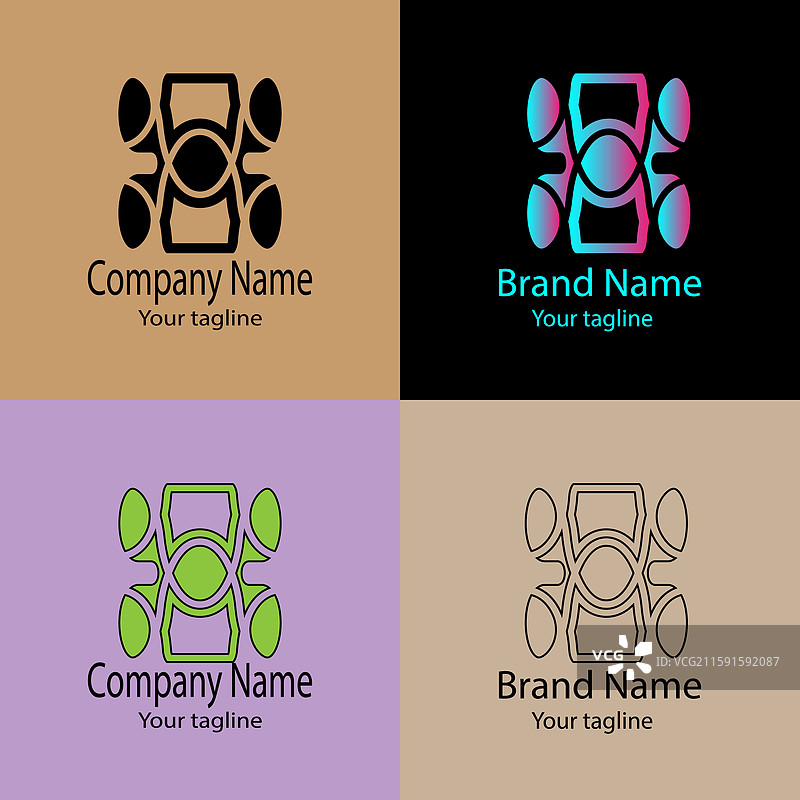 最新的奇妙最佳标志设计图片素材