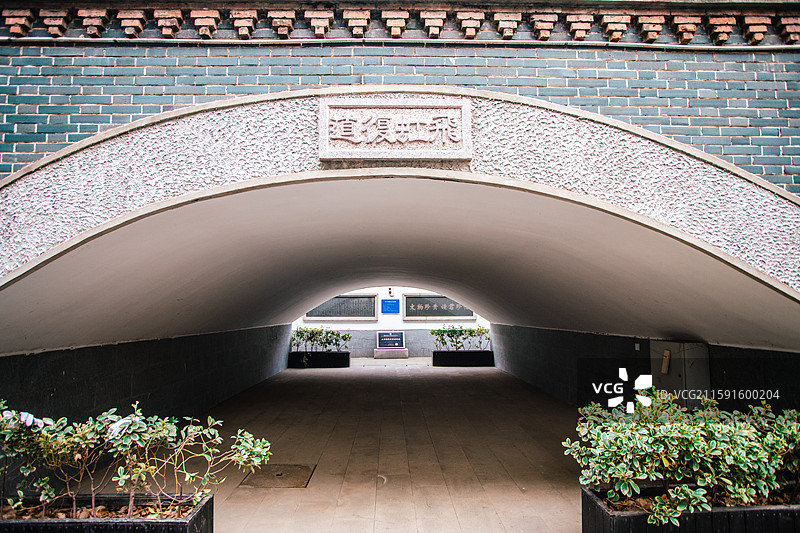 上海川沙古镇上川铁路川沙站遗址图片素材