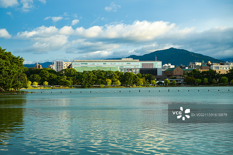 日本福冈市大濠公园图片素材