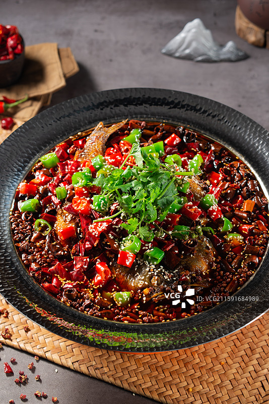 山城烤鱼图片素材