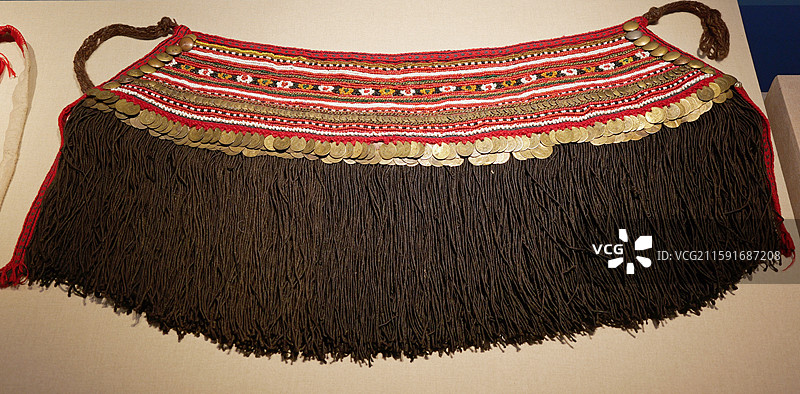 女性腿部饰品 莫尔多瓦族埃尔齐亚人 19世纪 俄罗斯民族博物馆藏图片素材