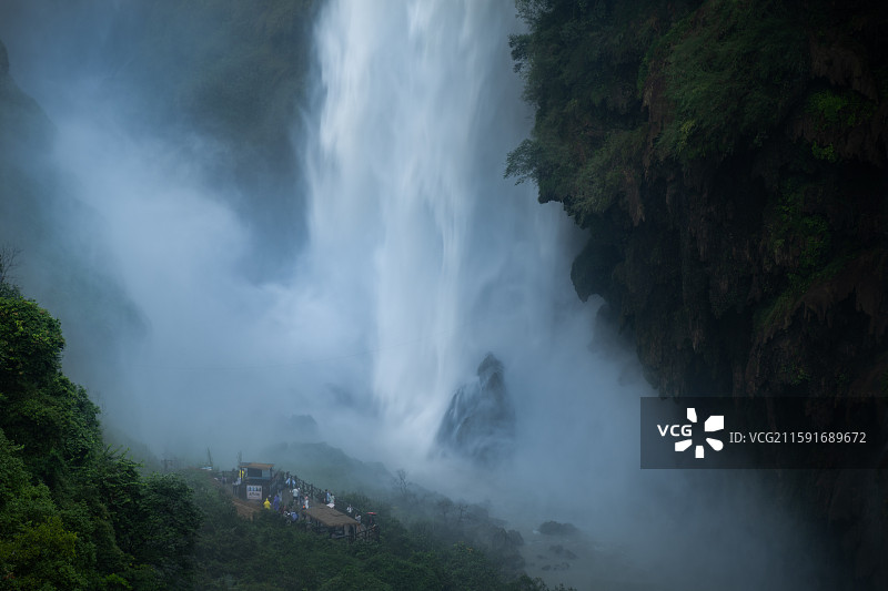 贵州兴义马岭河峡谷瀑布图片素材
