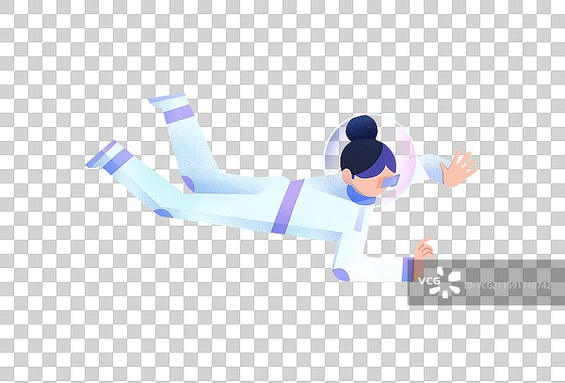 太空女航天员图片素材