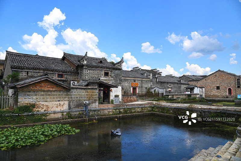 吉安渼陂古村图片素材