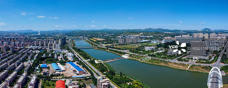 朝阳市 双塔区 龙腾大街 大凌河 航拍 朝阳大街图片素材