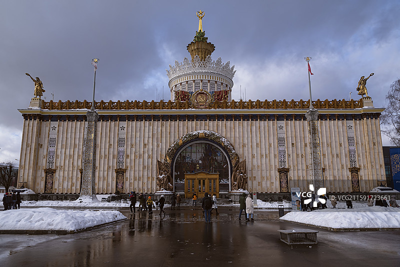 莫斯科全俄展览中心-乌克兰馆图片素材