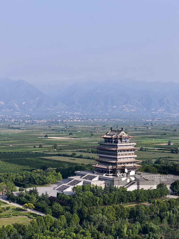 山西永济鹳雀楼图片素材