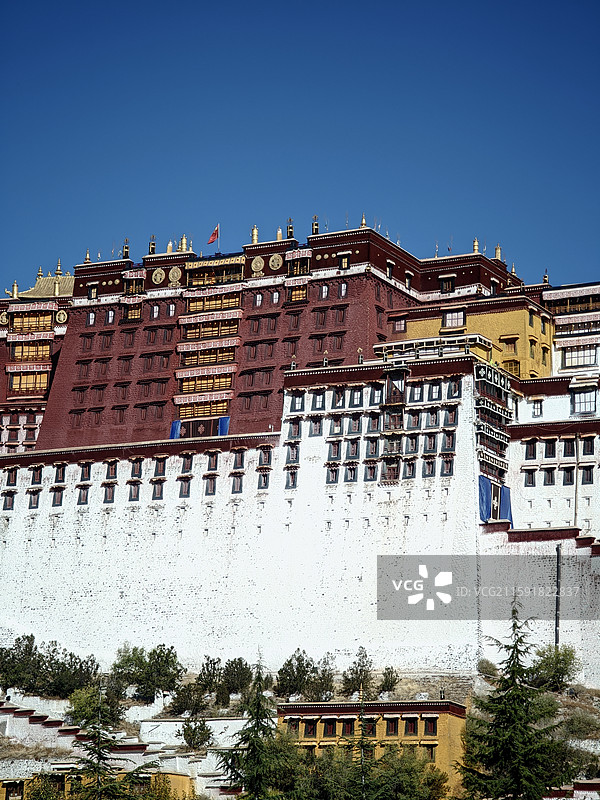 布达拉宫秋色图片素材