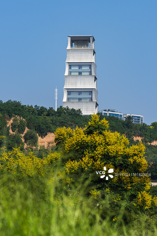 远处的揽月阁图片素材
