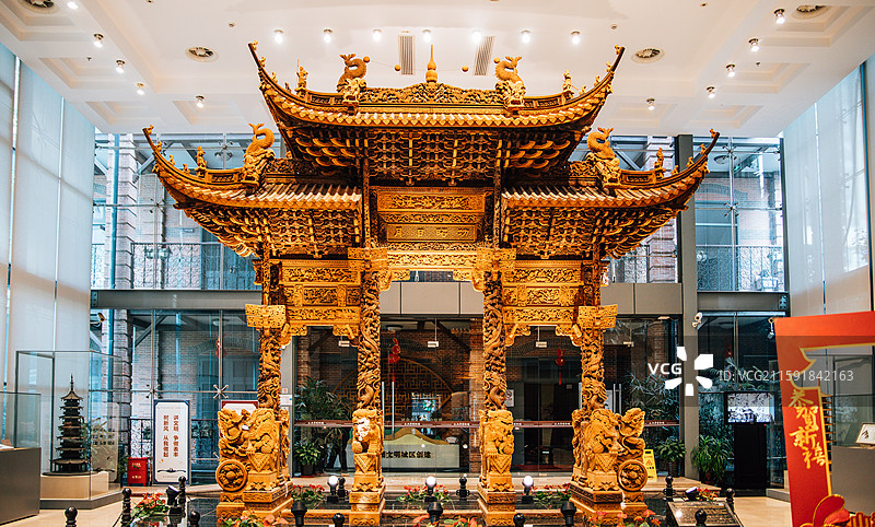 上海土山湾博物馆室内展览空间图片素材