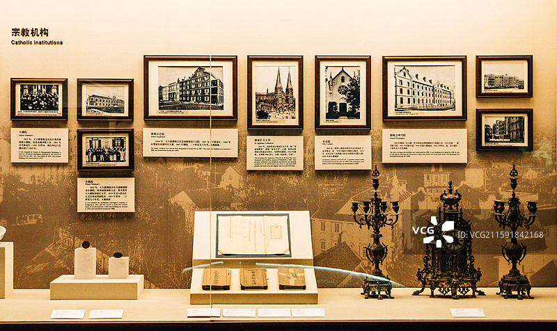 上海土山湾博物馆室内展览空间图片素材