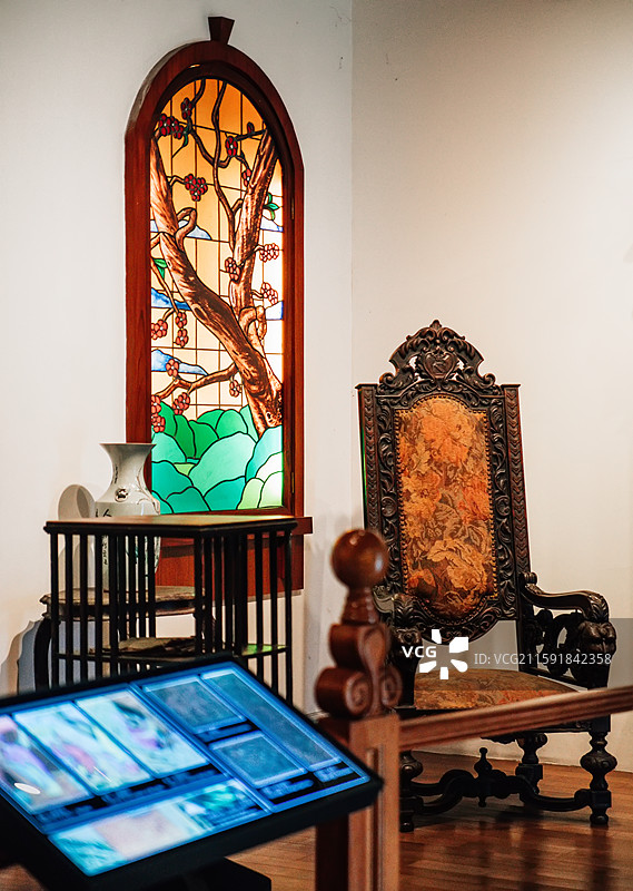 上海土山湾博物馆室内展览空间图片素材