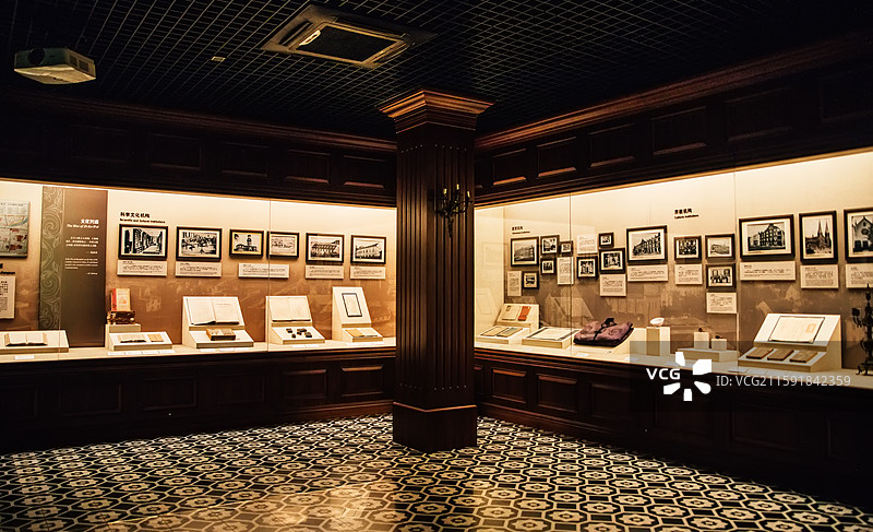上海土山湾博物馆室内展览空间图片素材