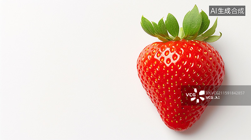 【AI数字艺术】夏日草莓盛宴图片素材