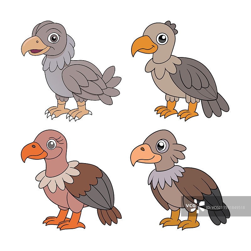 动物剪贴画设计集图片素材