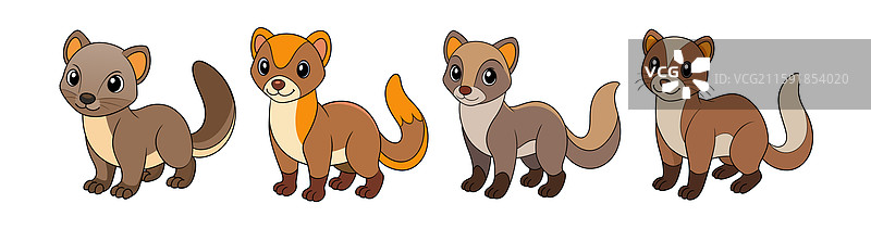 动物剪贴画设计集图片素材