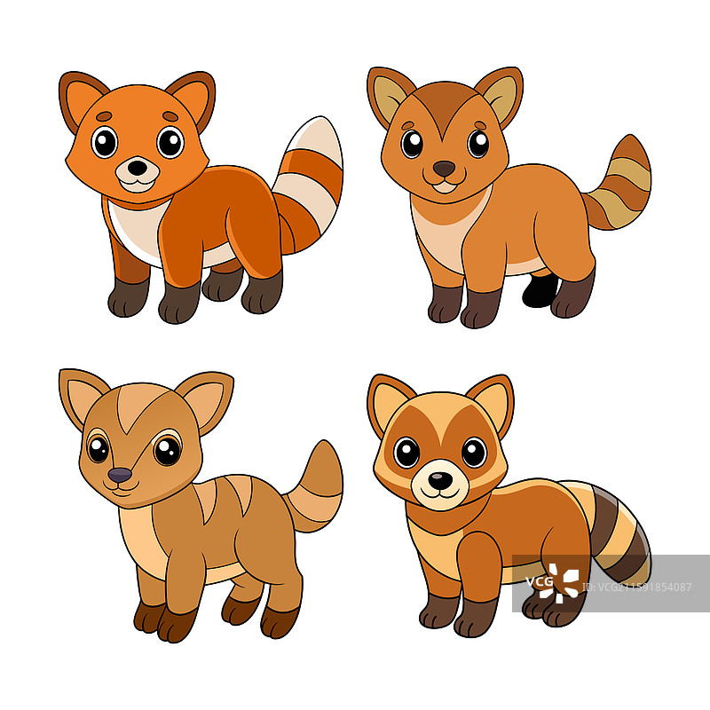 动物剪贴画设计集图片素材