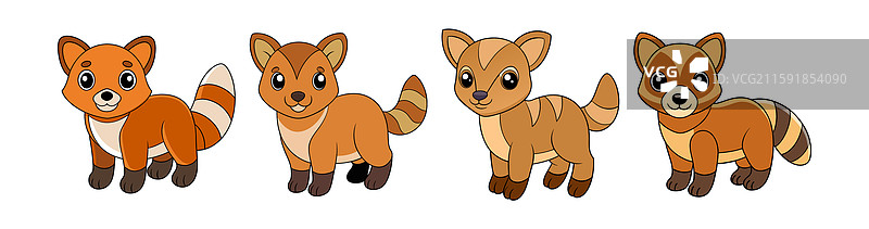 动物剪贴画设计集图片素材