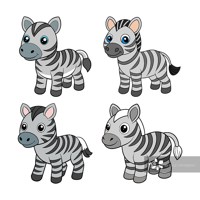 动物剪贴画设计集图片素材