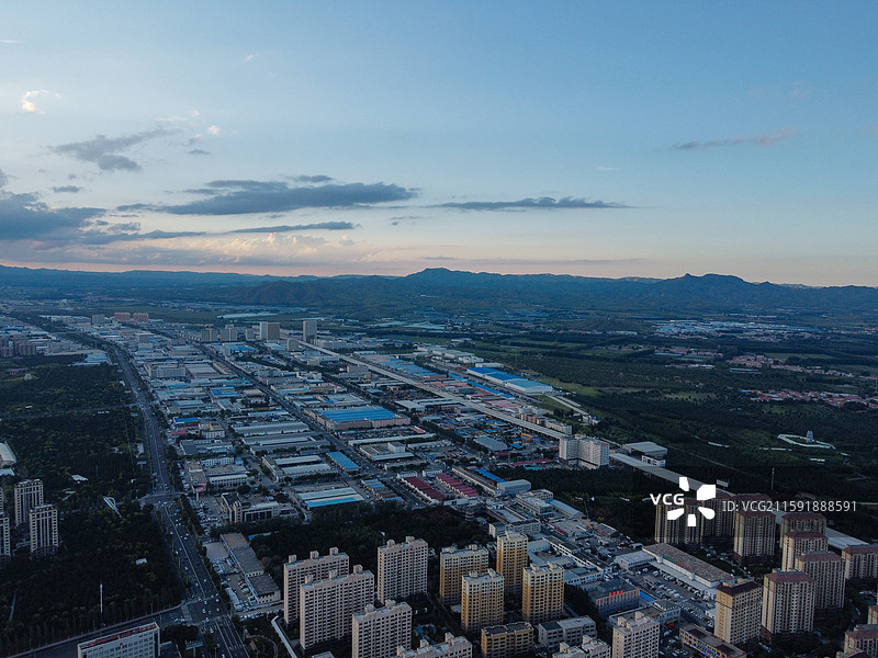 赤峰市 红山区 松洲公园 松山区 赤峰商厦 航拍 地标图片素材