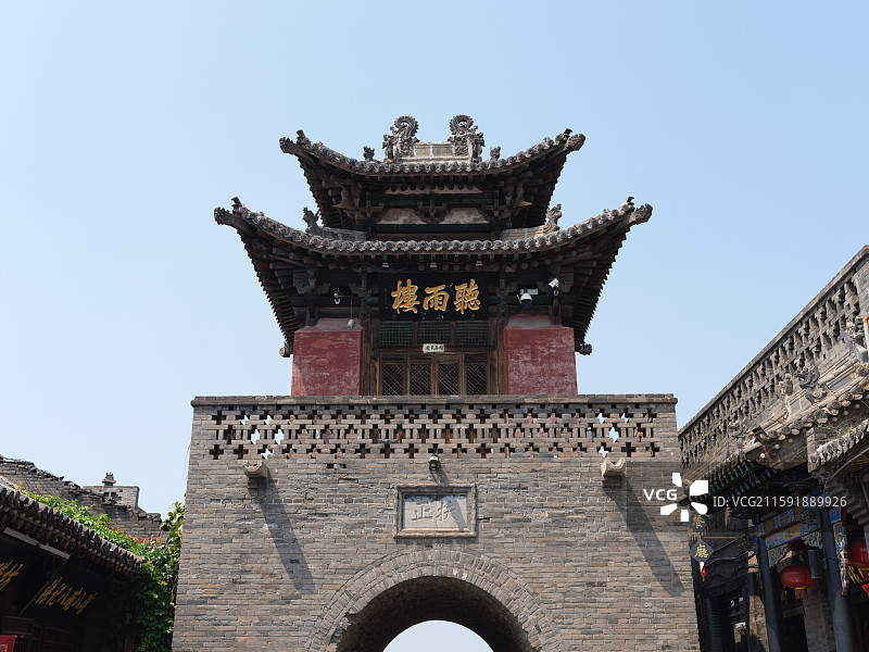 山西平遥古城的街道图片素材