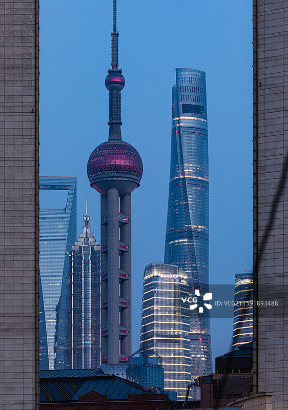 上海陆家嘴风光图片素材