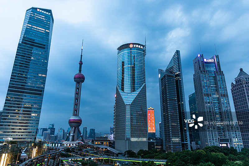 上海陆家嘴风光图片素材